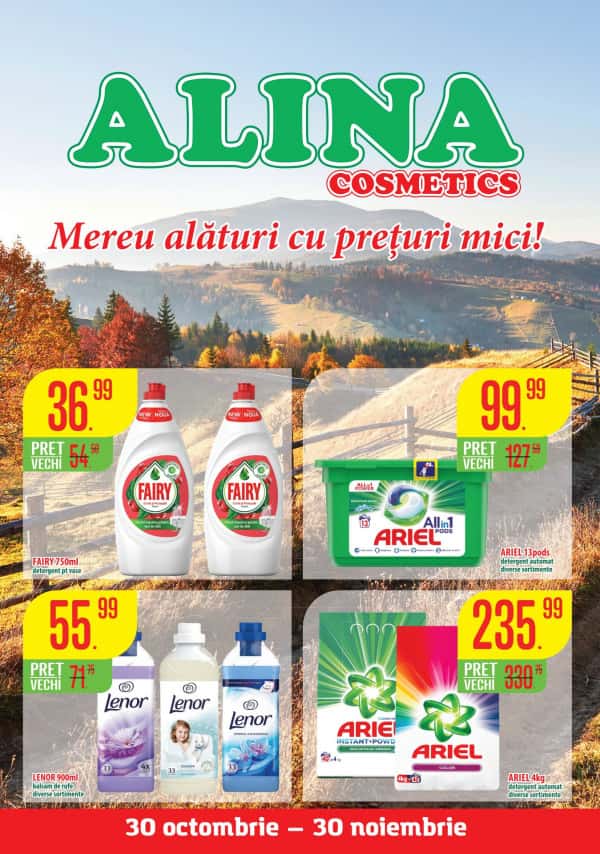 Alina Cosmetics: Oferta lunii noiembrie