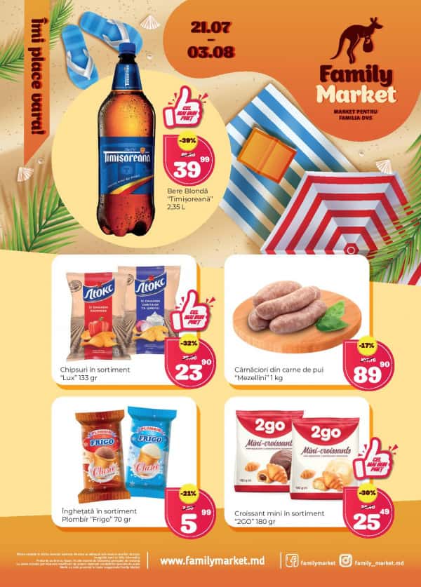 Family Market: Reduceri caniculare