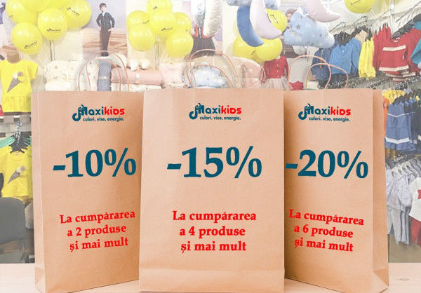 Maxikids - Cumperi mai mult, plătești mai puțin!