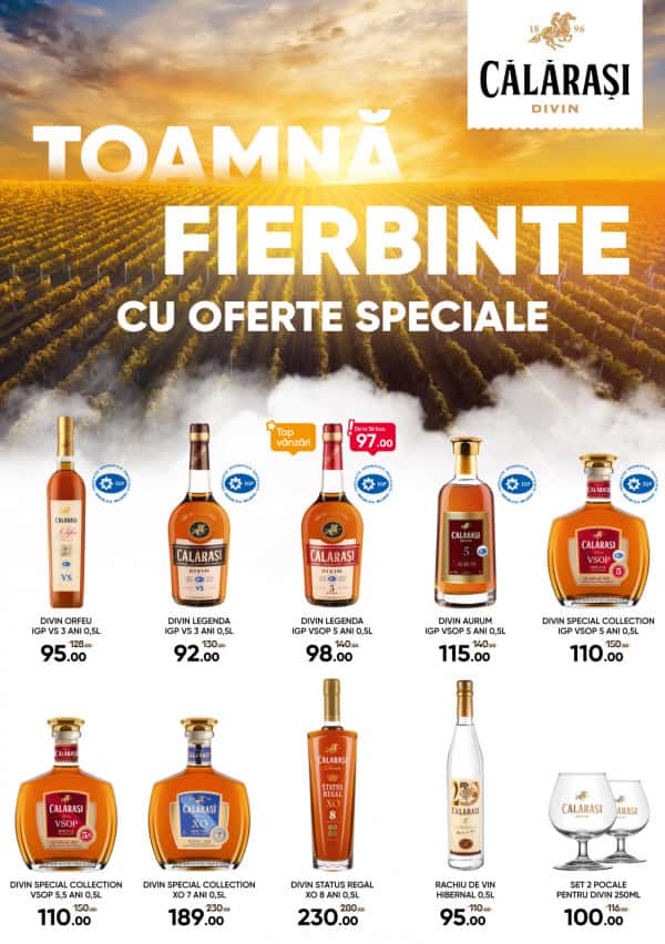 Călărași Divin: Ofertele lunii noiembrie