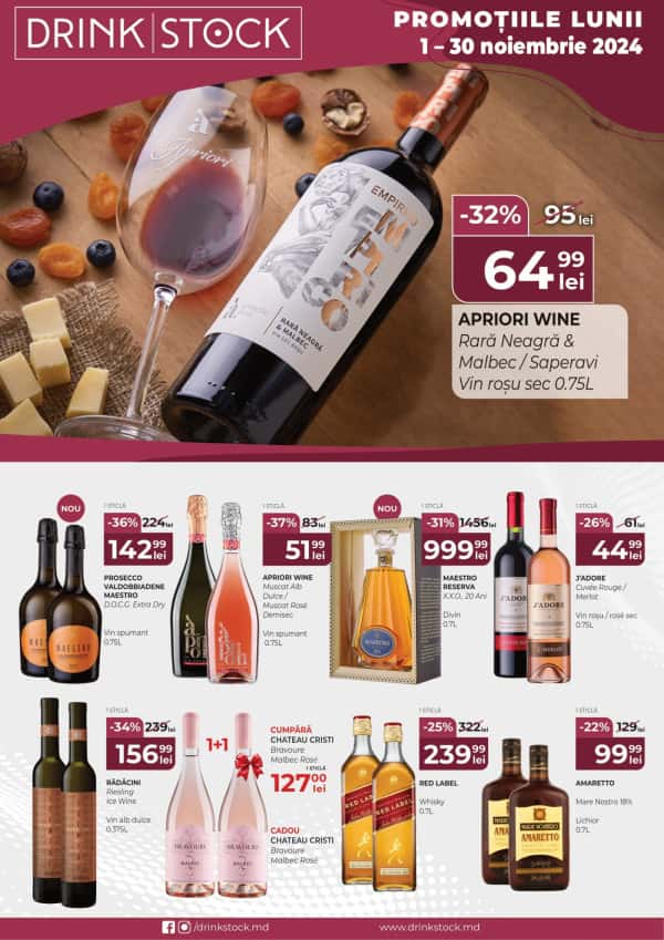 Drink Stock: Promoțiile lunii noiembrie