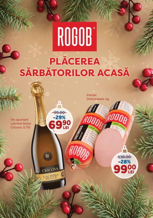 Rogob: Plăcerea sărbătorilor acasă!