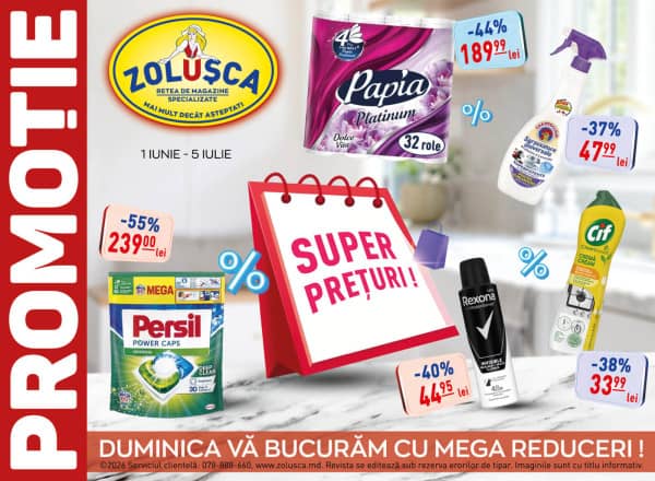 Zolușca: Oferta lunii iunie