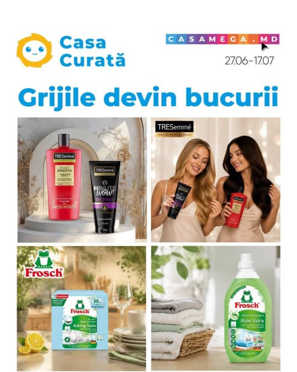 Casa Curată: Oferta lunii iulie