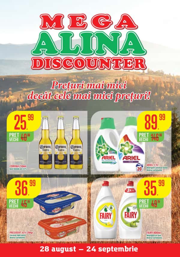 Mega Alina Discounter: Буклет сентября