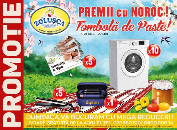 Revista de Paște în rețeaua de magazine Zolușca!