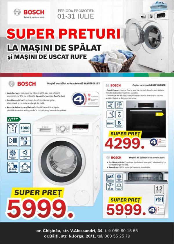 Bosch Siemens: Super prețuri
