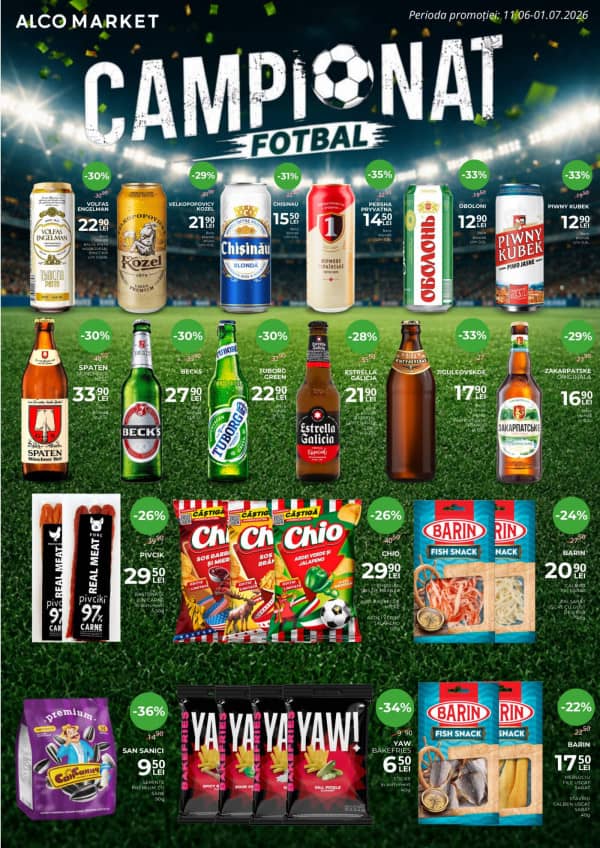 Alcomarket: Campionat de fotbal