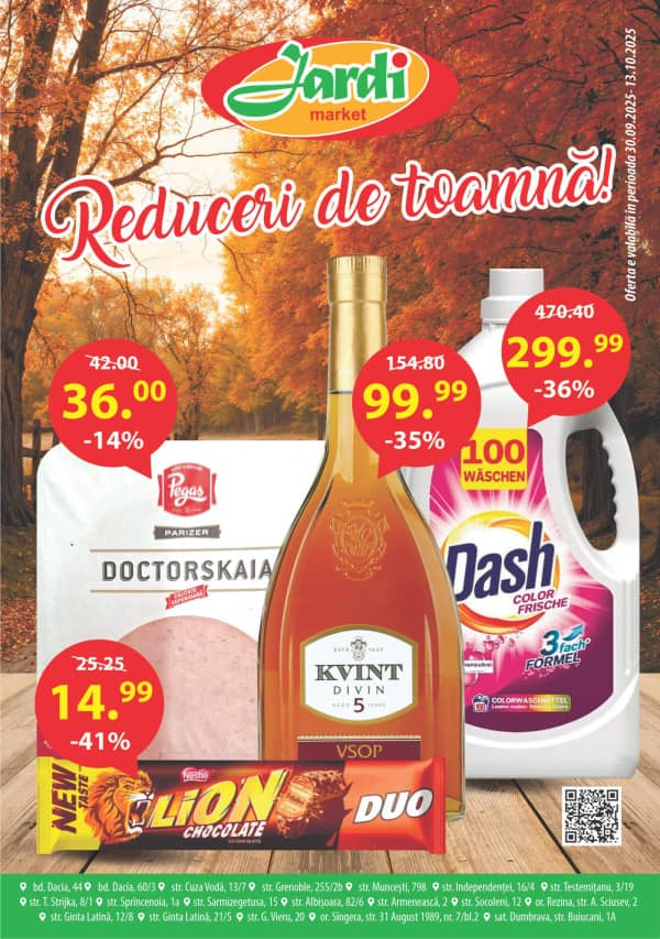 Jardi: Reduceri de toamnă
