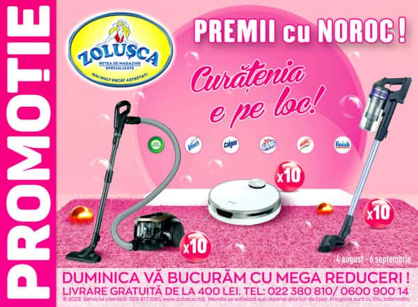 Zolușca: Oferta lunii august