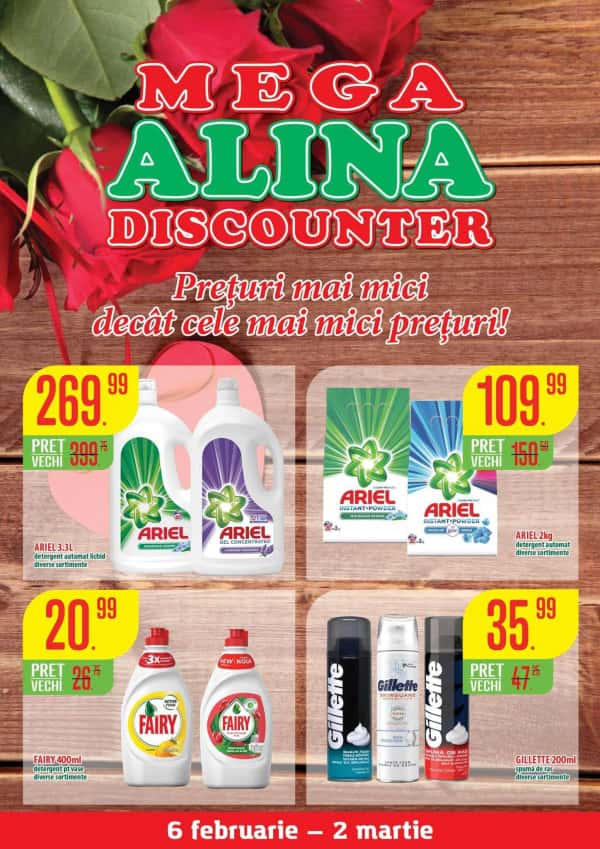 Mega Alina Discounter: Буклет февраля