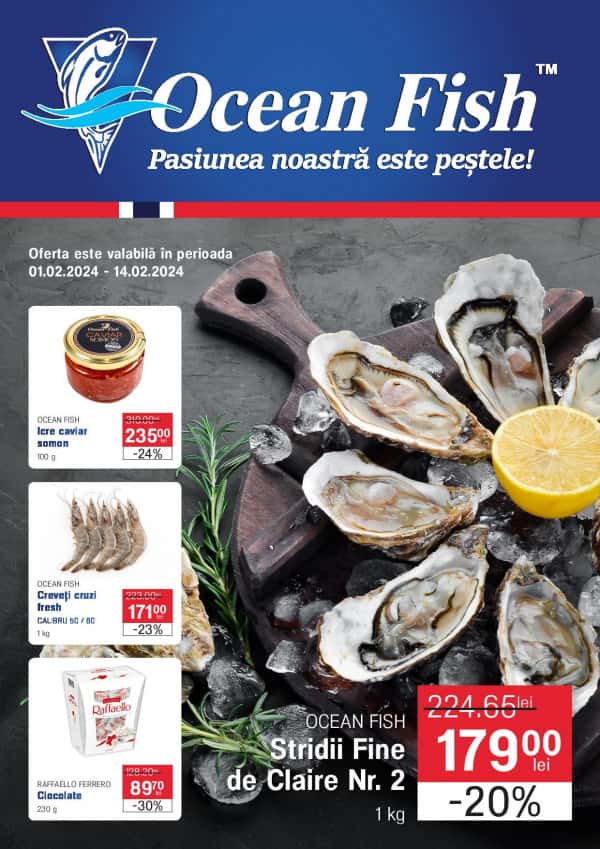 Ocean Fish: Ofertă specială de Valentine's Day