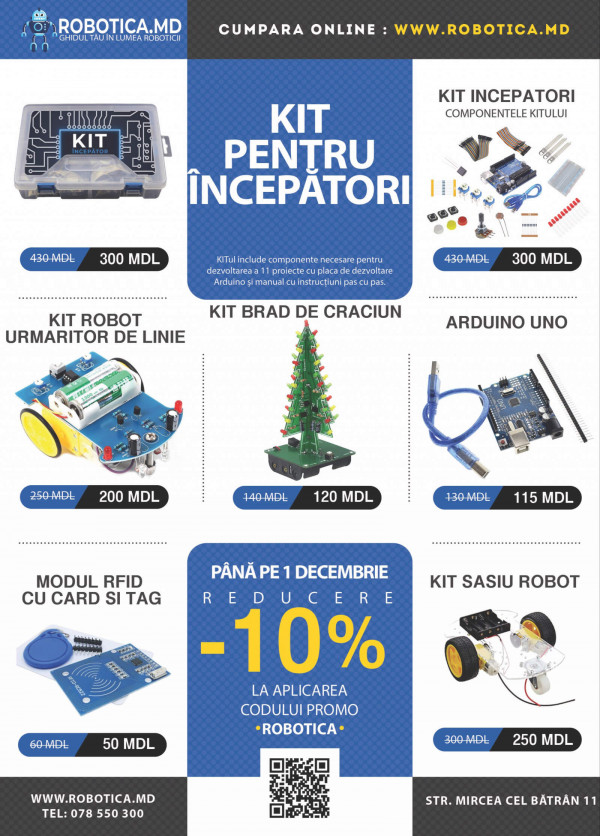 Robotica.md - Învață robotica împreună cu noi