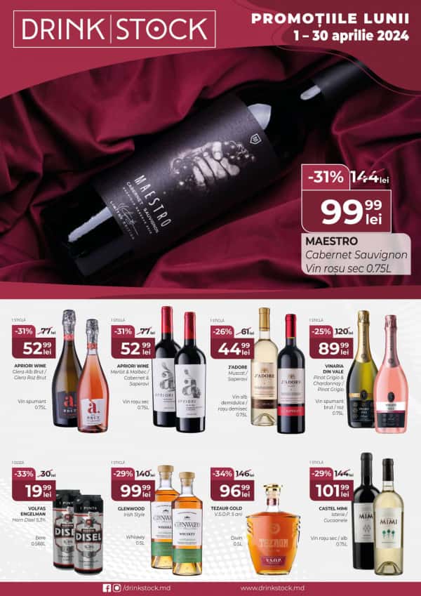 Drink Stock: Promoțiile lunii aprilie