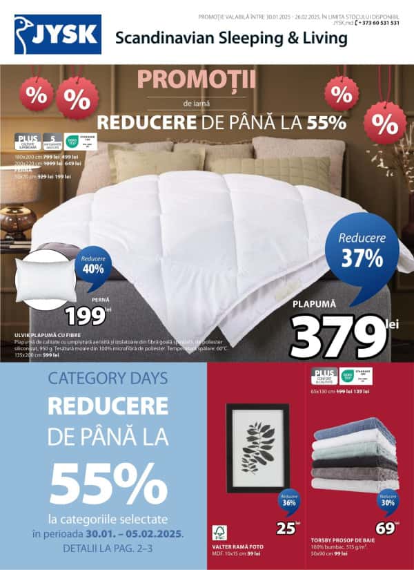 JYSK: Oferta lunii februarie