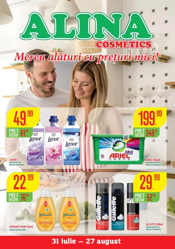 Alina Cosmetics: Oferta lunii august