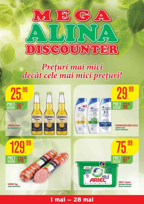 Mega Alina Discounter: Буклет мая