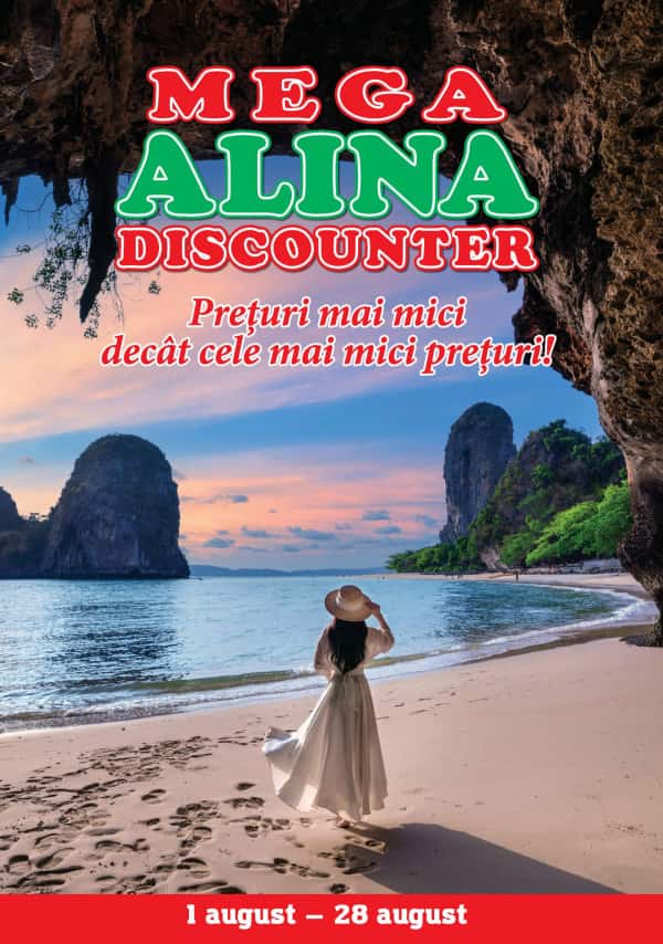 Mega Alina Discounter: Буклет августа