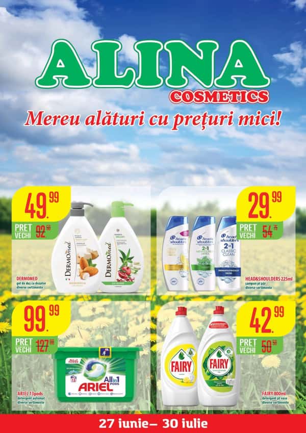 Alina Cosmetics: Oferta lunii iulie
