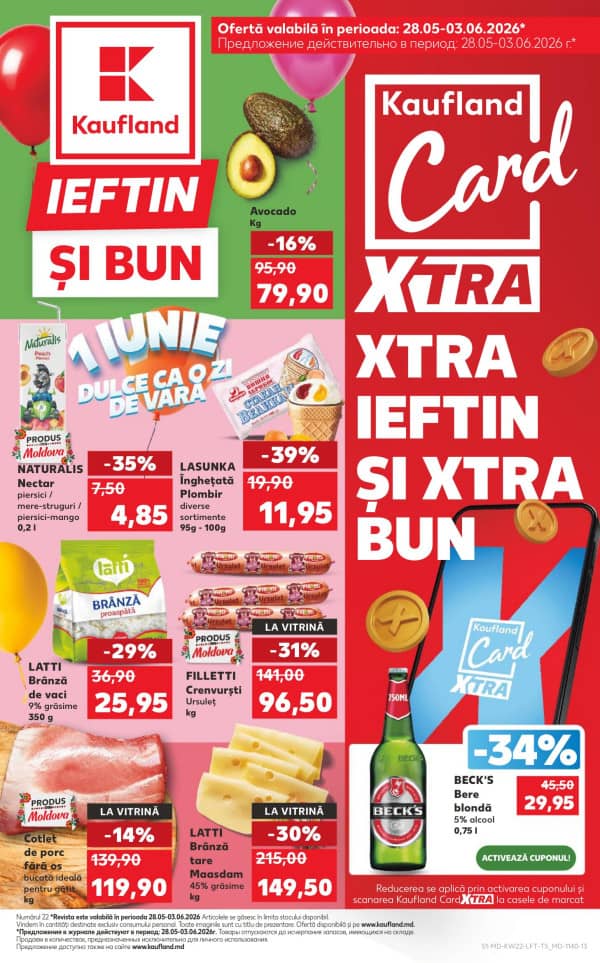 Kaufland: Descoperă ofertele din perioada 28 - 3.06