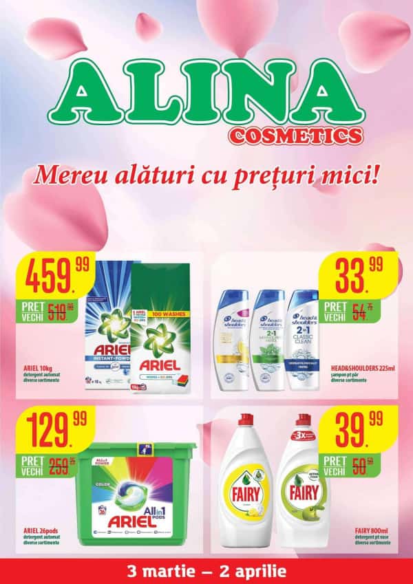 Alina Cosmetics: Oferta lunii martie