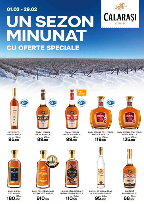 Călărași Divin: Ofertele lunii februarie