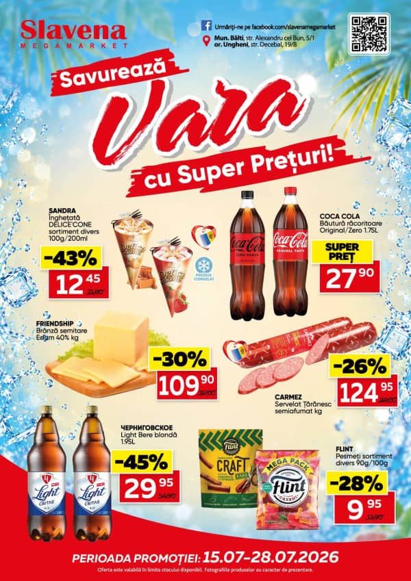 Slavena: Oferta lunii iulie