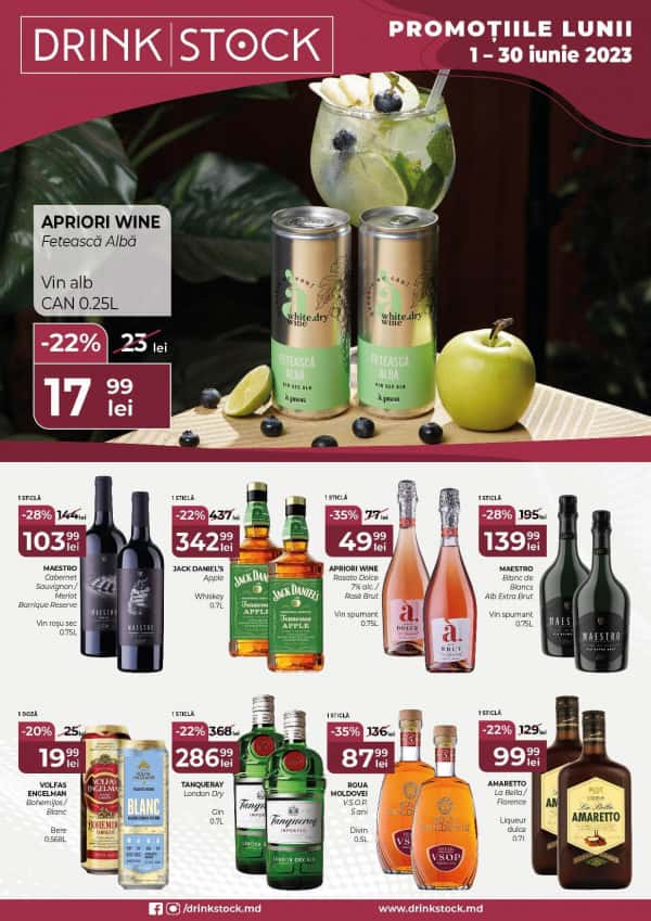 Drink Stock: Promoțiile lunii iunie