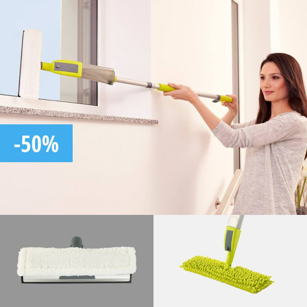 -50% скидка на мультифункциональный прибор для уборки 2 в 1 Rovus