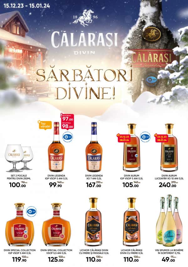 Călărași Divin: Ofertele lunii decembrie