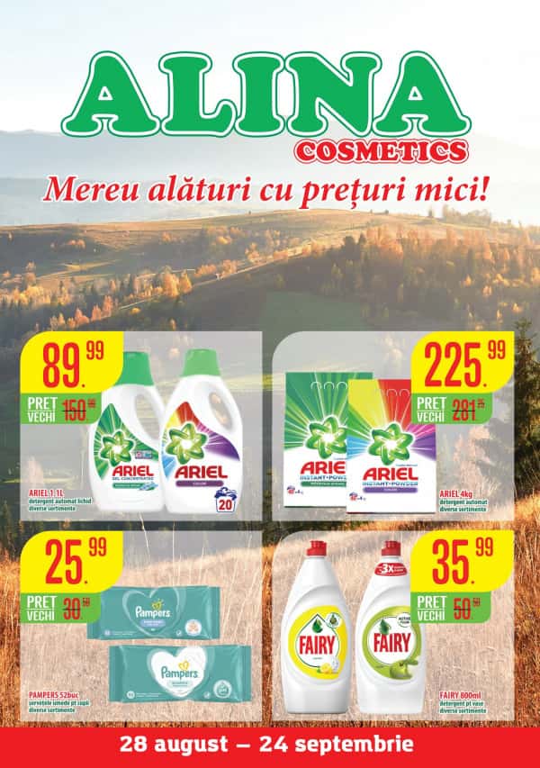 Alina Cosmetics: Oferta lunii septembrie