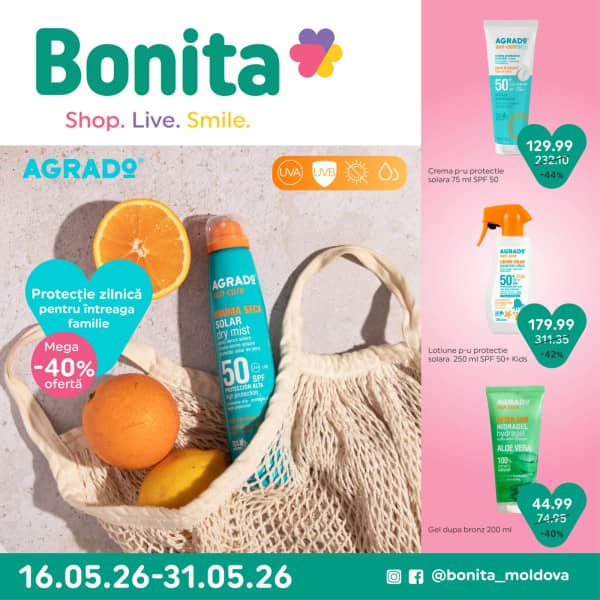 Bonita - Oferta lunii mai