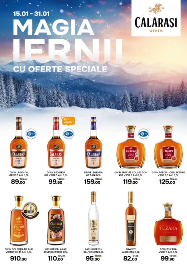 Călărași Divin: Ofertele lunii ianuarie