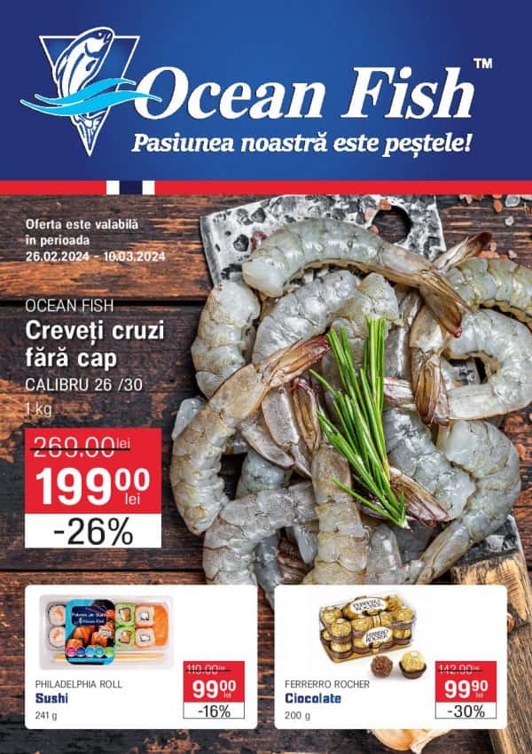 Ocean Fish: Oferta de 8 Martie