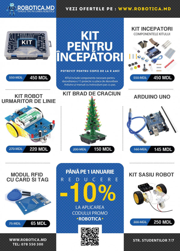 Robotica.md - Oferta lunii decembrie