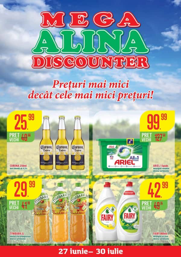 Mega Alina Discounter: Буклет июля