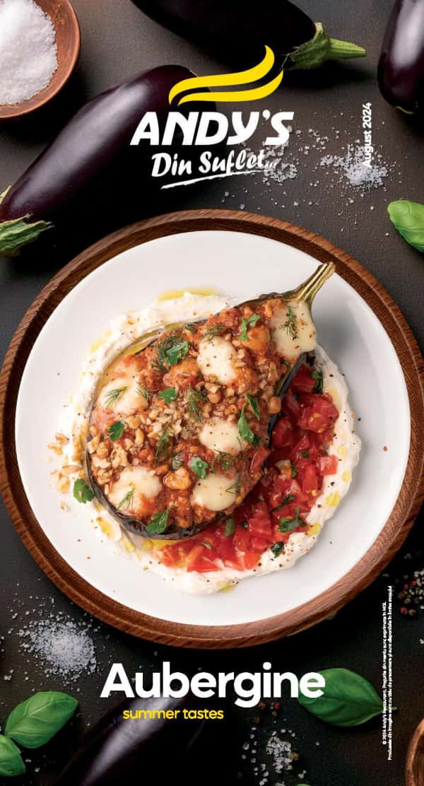 Andy’s meniu sezonier- Explorează noile delicii din vânătă