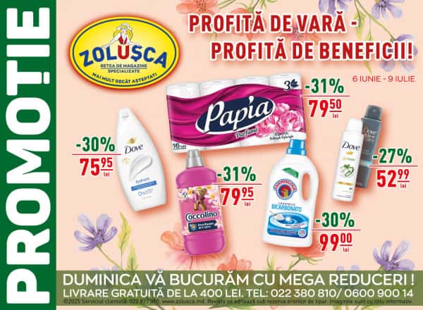 Zolușca: Oferta de vară