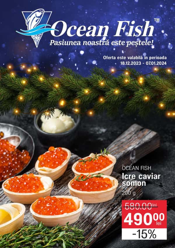 OceanFish: Ofertă promoțională de sarbătorile de iarnă!
