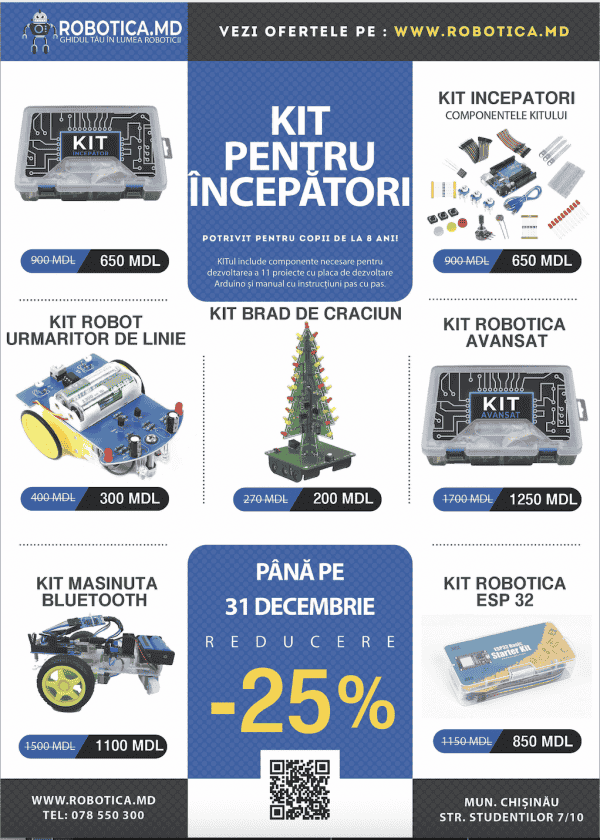 Robotica.md - Cadouri de Crăciun la super preț