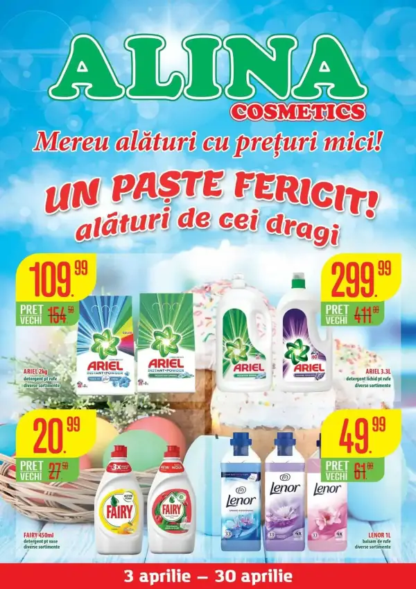 Alina Cosmetics: Oferta lunii aprilie