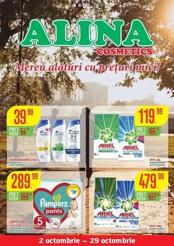 Alina Cosmetics: Oferta lunii octombrie