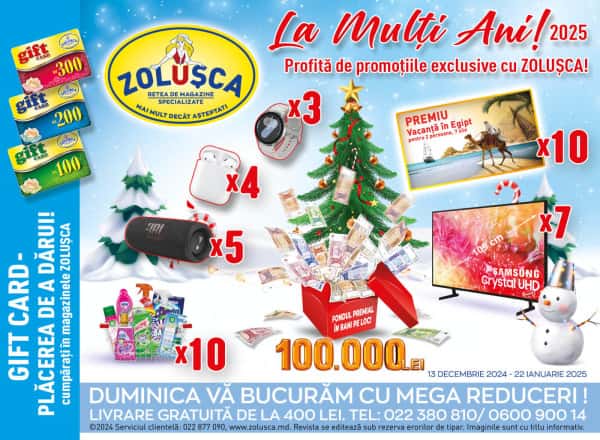 ZOLUȘCA: La mulți ani!