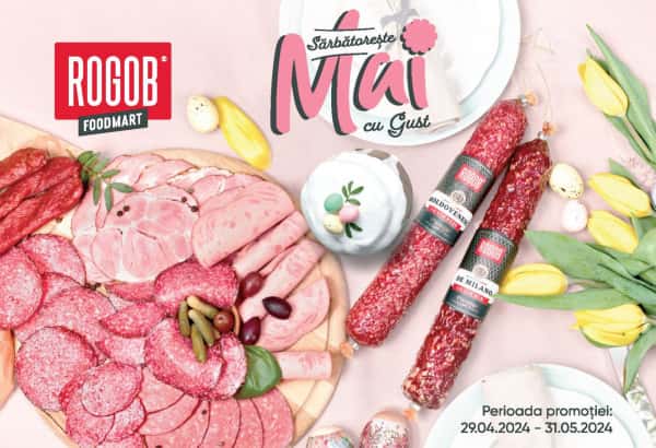 Rogob: Reducerile lunii mai