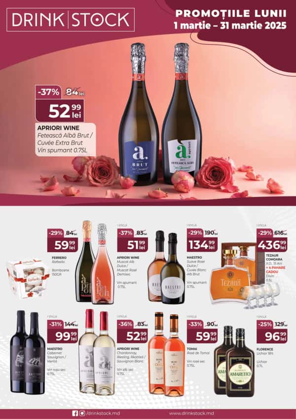 Drink Stock: Promoțiile lunii martie