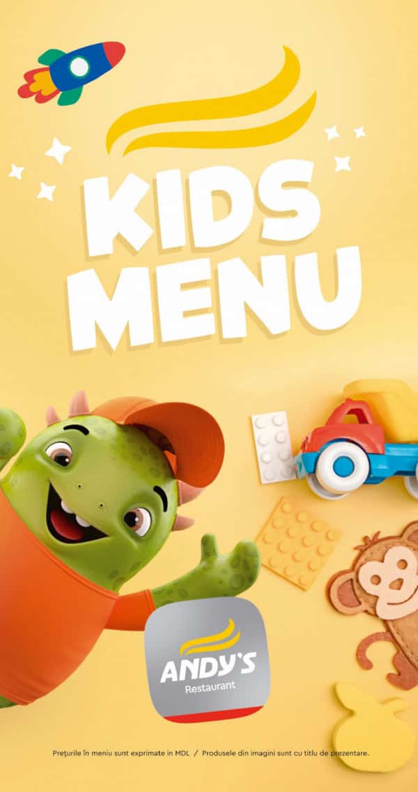 KIDS MENU ANDY'S