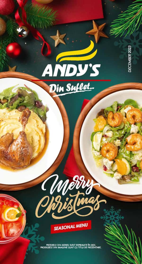 Meniu de Căciun ANDY'S
