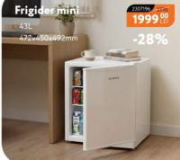 NANU market Kumtel Frigider mini 43L 472x450x492mm