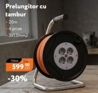 Horoz Electric Prelungitor cu tambur 20m