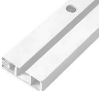 NANU market Șină perdea tavan cu 1 canal PVC 2.0m